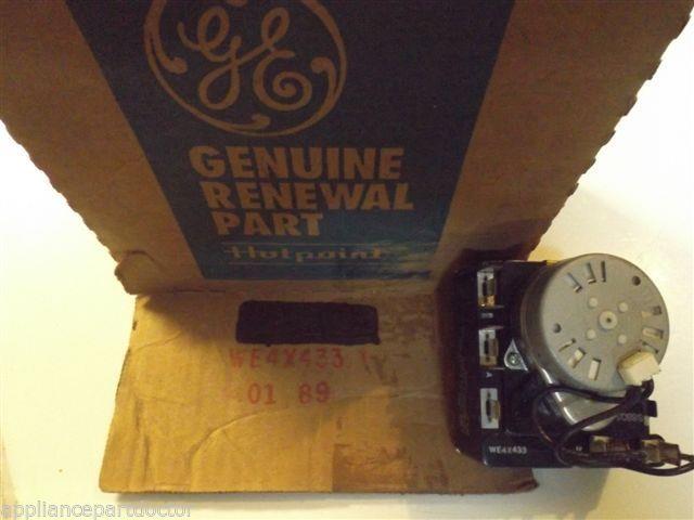 GE DRYER WE4X433 TIMER NEW IN BOX GE DRYER WE4X433 TIMER NEW IN BOX